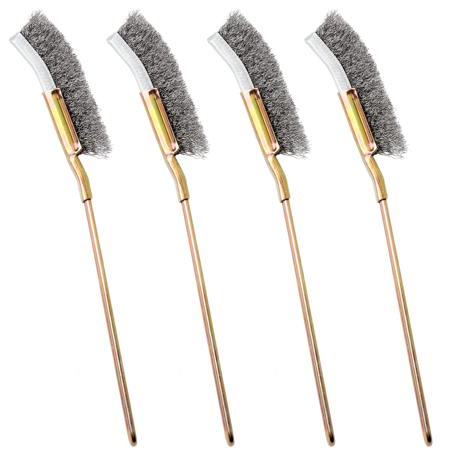 Paint Brush - 4-Pack Bend Head Wire Brush Set