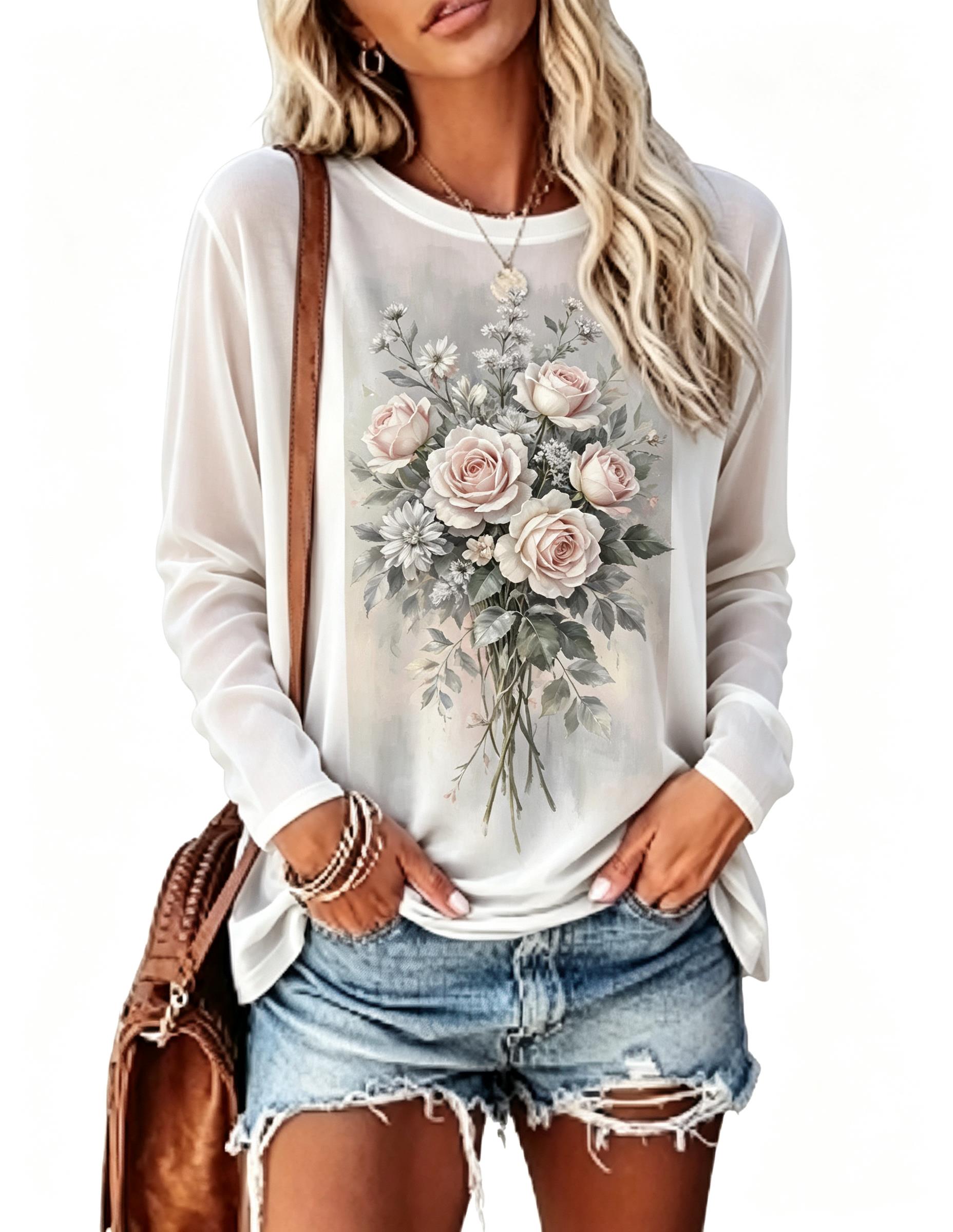 Women Long Sleeve T‑Shirt Vint - огляд і ціна Wallpaper